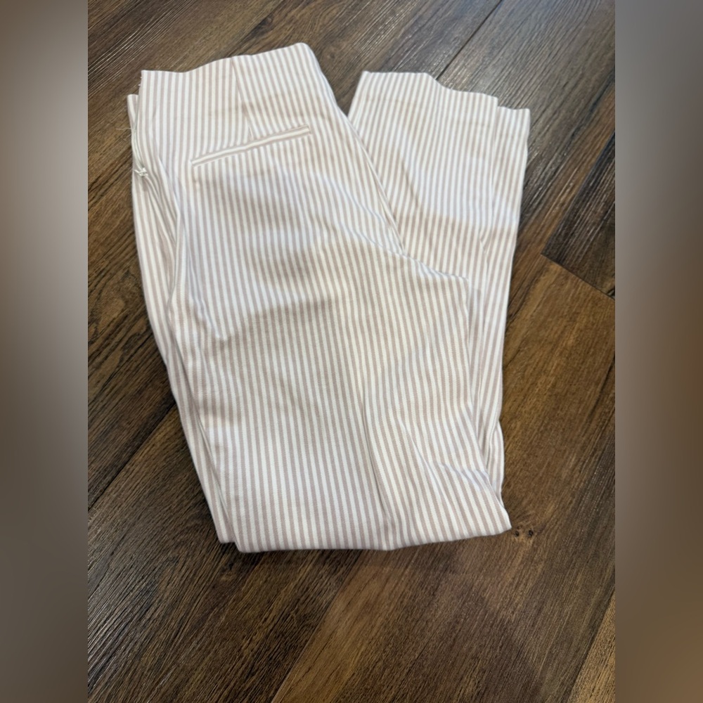 a new day Women's Beige Striped Pants